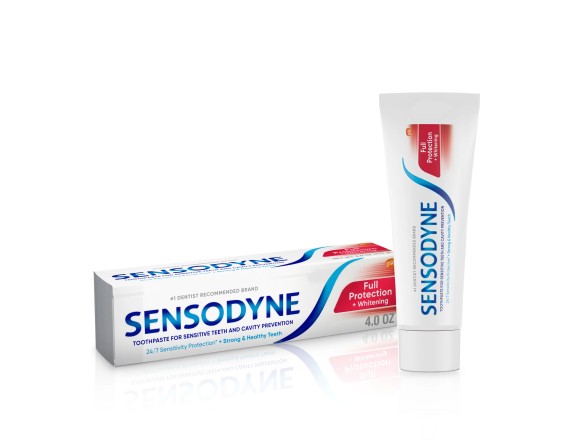 Sensodyne Full Protection Whitening Sensitive Toothpaste, 4 Oz – Green ...